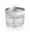 Fuente automática para perro y gato de acero inoxidable.