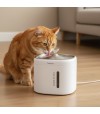 Gato bebiendo de Bebedero automático de acero inoxidable 2L