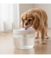 Perro bebiendo Bebedero Fuente con Sistema de Seguridad Antisecado. 2.5L