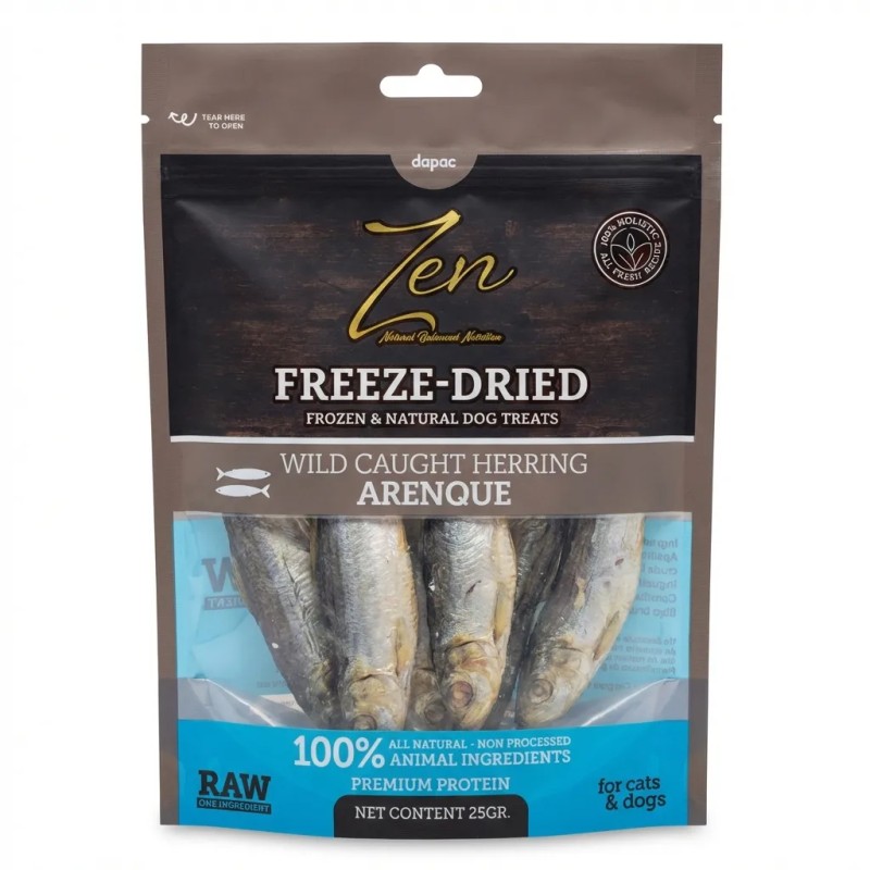 Snack Arenque liofilizado para perro y gato