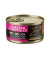 Paté con cordero y vegetales para perro