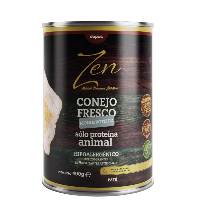 ZEN Paté Conejo Fresco Monoprotéico para perro