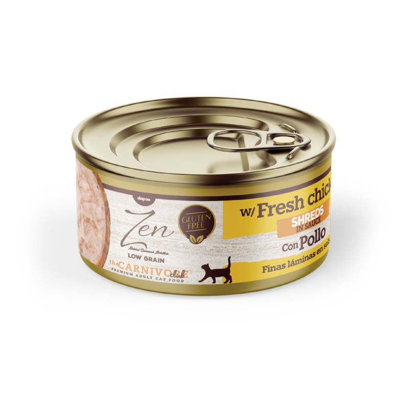 Lata de Zen Láminas de Pollo en Salsa para gato- 70 gr.