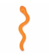 Serpiente dispensadora para perro de color naranja