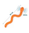 Medidas la serpiente de color naranja larga para perro