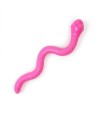 Serpiente larga de color rosa para perro