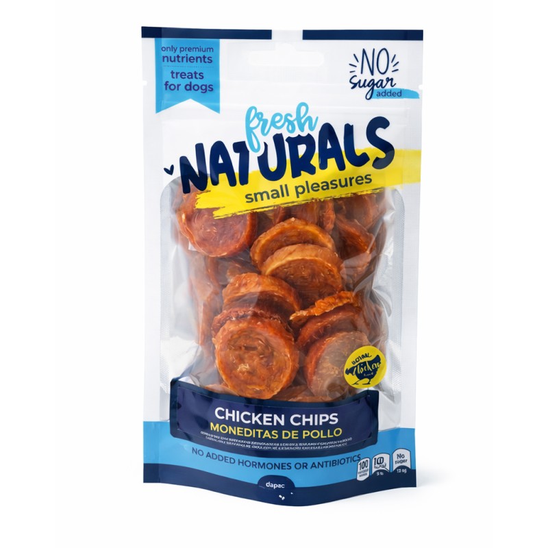 moneditas de pollo para perro