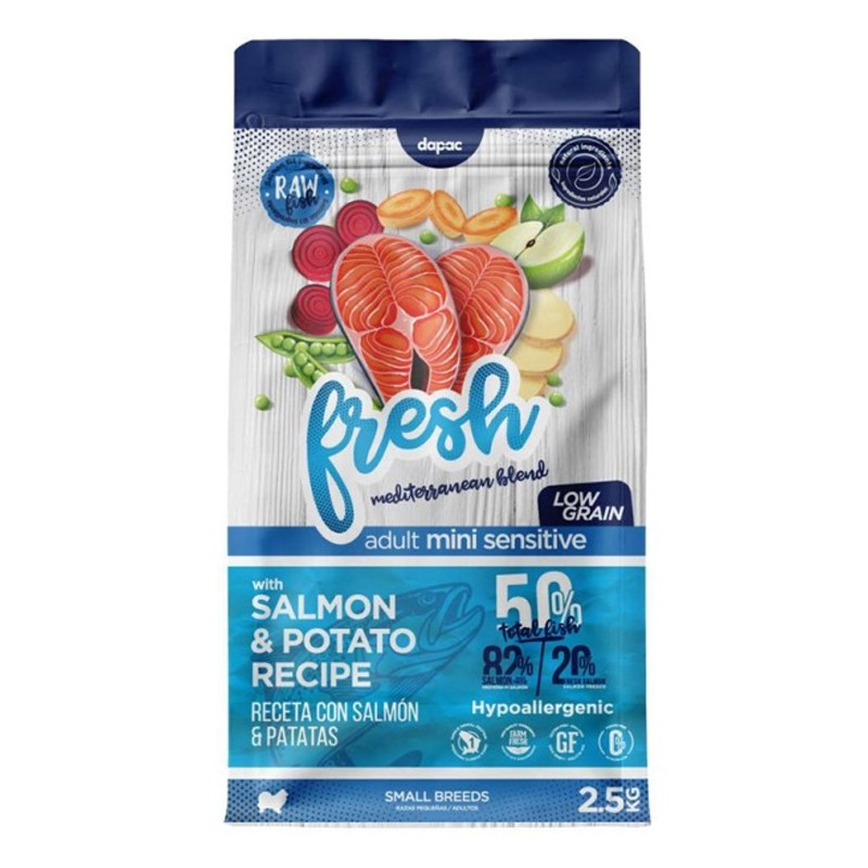 Saco de Fresh mediterranean blend adult mini sensitive para perros mini