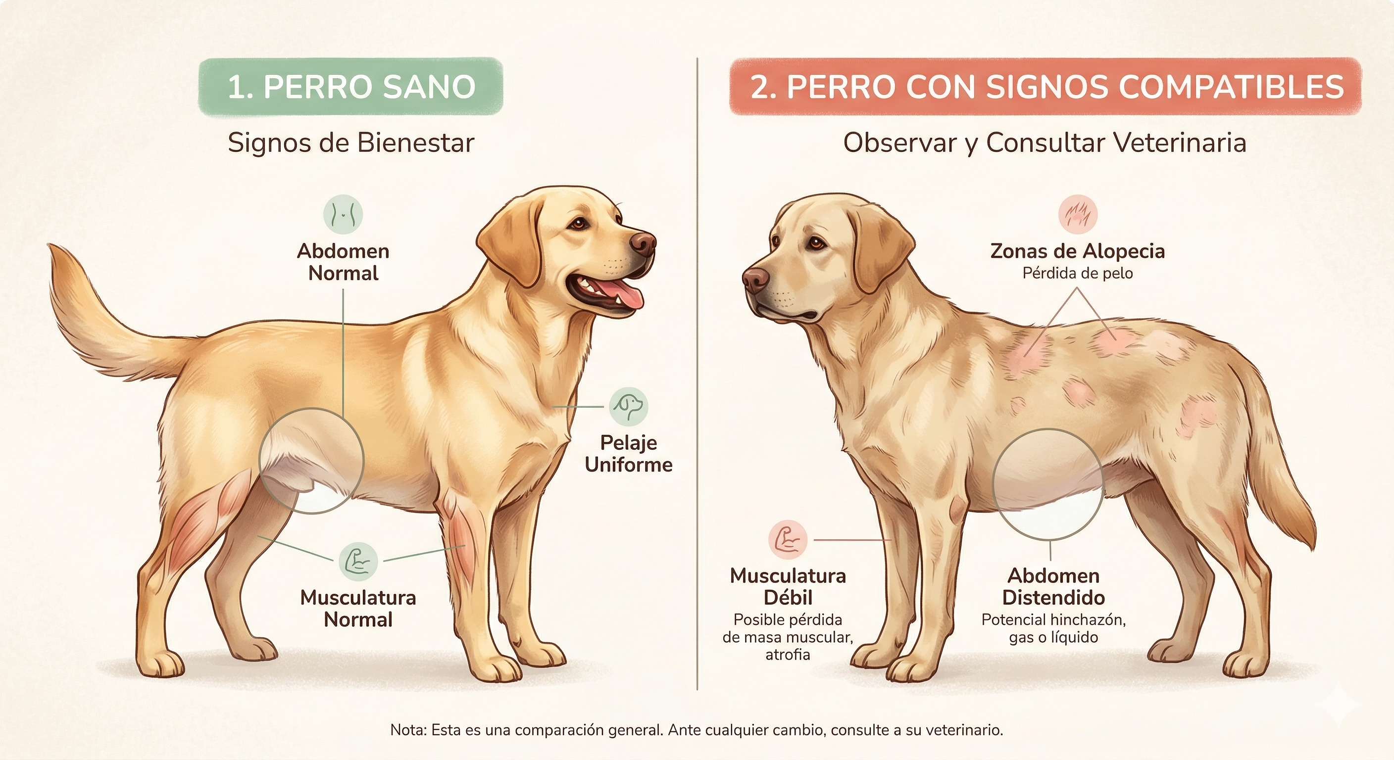 Síntomas perro cushing