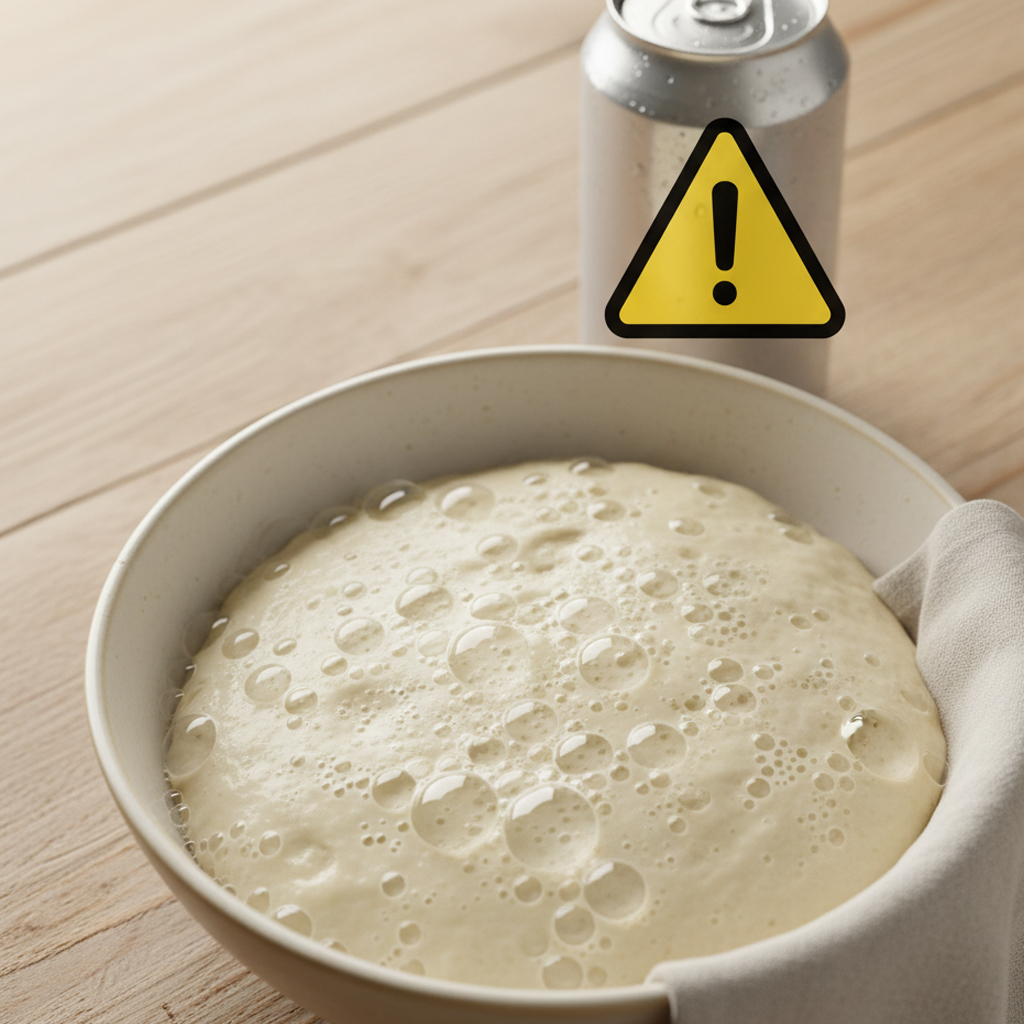 La cerveza y masa de pan son alimentos prohibidos para perros.