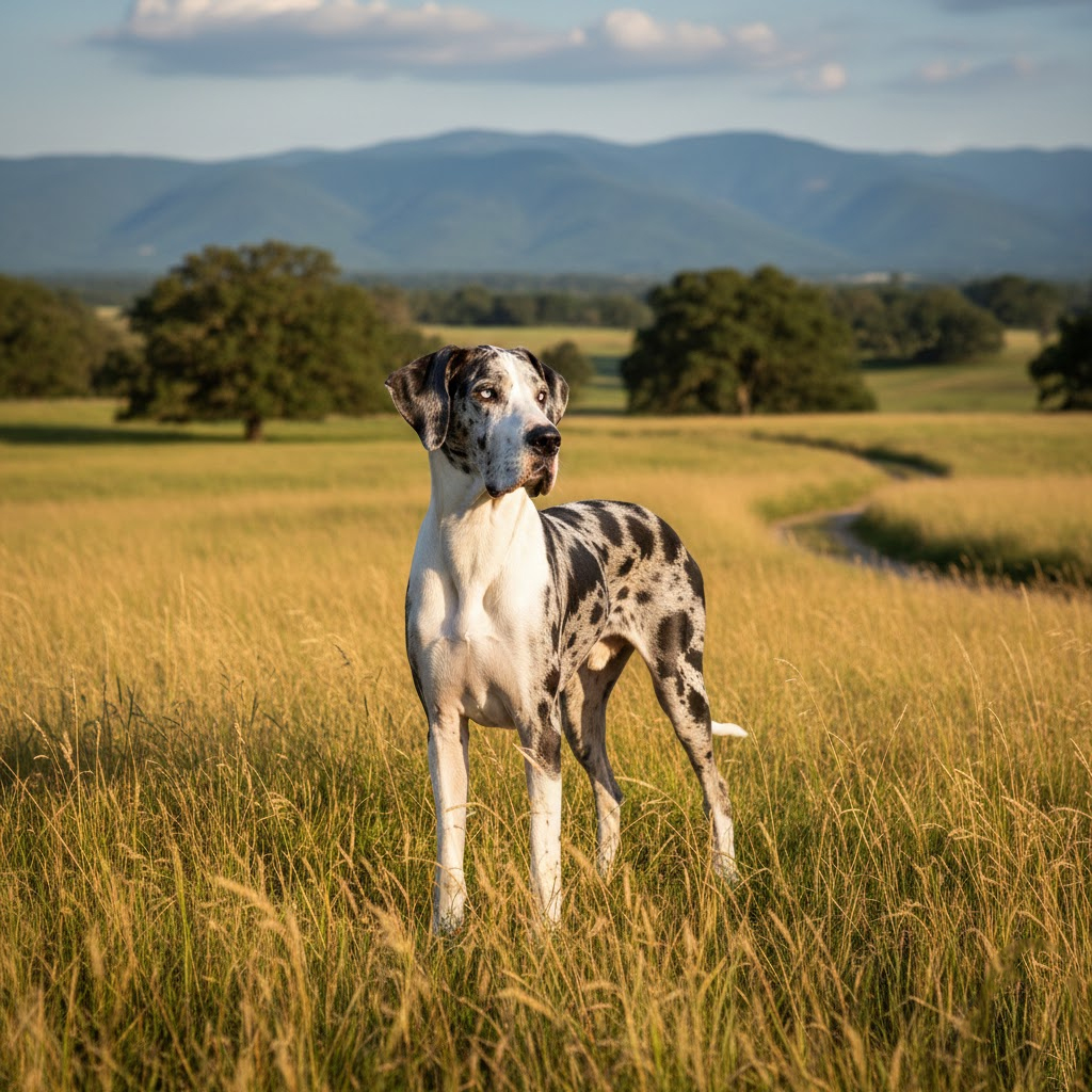 El gran danés, el perro mas alto del mundo