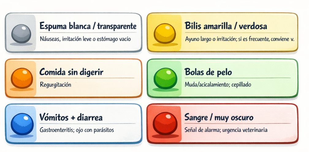 Semáforo de vomito de perro