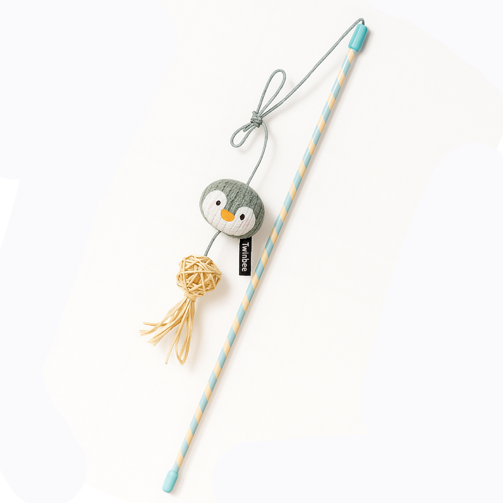 Caña para gato con matatabi.