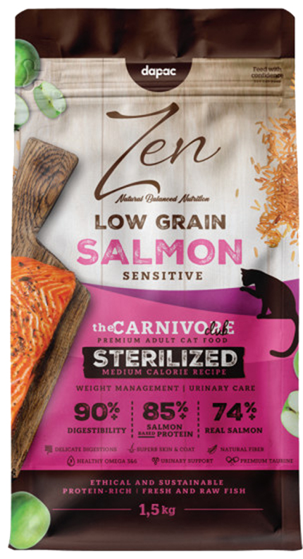 Alimento seco para gatos sensibles