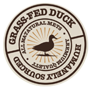 sello de calidad, que indica que el producto es pato autentico.