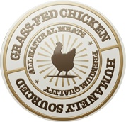 Sello que indica que el producto está realizado con pollo.