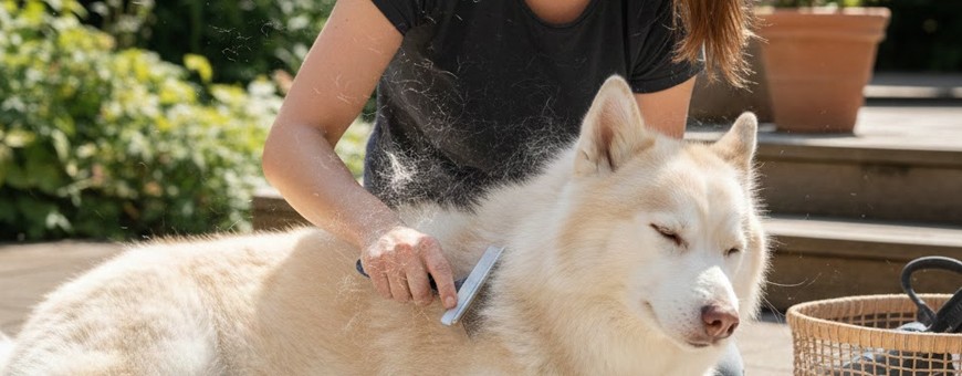 Cambio de pelaje en perros: guía práctica para la muda